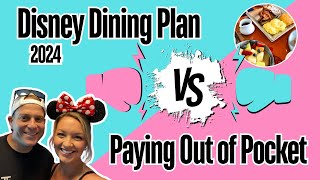 Disney Dining Plan VS Paying out of Pocket  Which is the better deal Is it worth it Find out [upl. by Giark718]