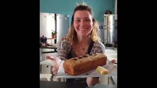 Recette gâteau banane sans farine [upl. by Dougall]