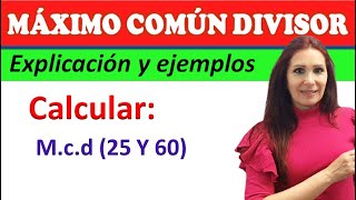 MÁXIMO COMÚN DIVISOR MCD🔻 ¿Cómo se calcula el máximo común divisor [upl. by Hogue]