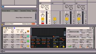 Ableton Tutorial Operator  Oscillators [upl. by Annoerb749]