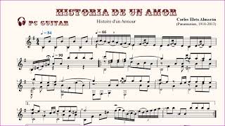 Almaran Historia de un Amor guitar solo [upl. by Annel]