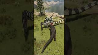 TREX vs SPINOSAURUS Quien GANARA  dinosaurios pathoftitans ark arksurvivalevolved dinosaur [upl. by Jerome938]