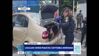 PNC localiza paquetes con presunta marihuana en un auto [upl. by Lupita]