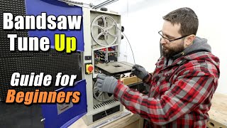 How to Tune Up a Bandsaw  How to change a blade on a Bandsaw [upl. by Arol739]