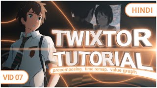 After Effects Twixtor Tutorial  VID 07  LearnWithOxime aftereffects [upl. by Lira]