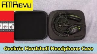 Geekria Hardshell Headphone Case  Model EJB 003401  UltraShell Travel Headphone Carrying Case [upl. by Bunder]