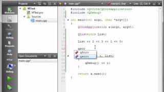 C Qt 43  qSort Algorithm [upl. by Esau]