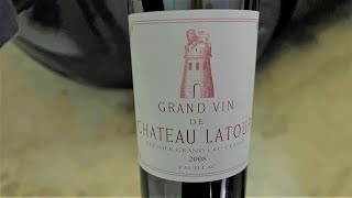 Chateau Latour 2008 Pauillac Trophy Wine Review [upl. by Shriner]