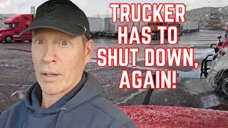 Shut Down AGAIN  Winter Trucking Nightmare [upl. by Kati533]