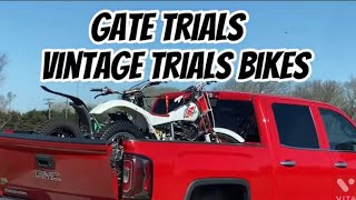 Gate Trials Vintage Trials Bikes [upl. by Nerek]