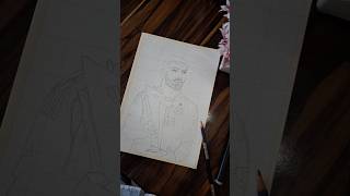 Virat kohli color portrait ✨️●  outline tutorial  ● art viratkohli cricket indianbillionaire [upl. by Diad]