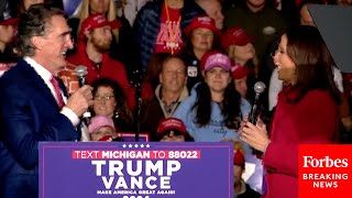 Doug Burgum Tudor Dixon Make The Case To Michigan Voters To Back Trump Over Kamala Harris [upl. by Halet]