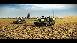 M1A2 Abrams SEPV3 VS T90M  Nebraska Fields  Modern Conflict [upl. by Llain]