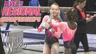 Whitney Bjerken  Level 9 Gymnastics Regional Championships [upl. by Phelgon]