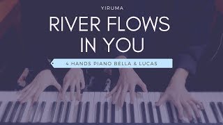 🎵Yiruma  River Flows In You  4hands piano [upl. by Akirahc771]