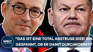 AMPELAUS Scholz quotDas ist eine total abstruse Idee Bin gespannt ob er damit durchkommtquot [upl. by Melise]