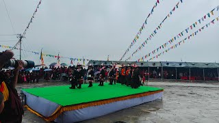 Tibetan dance performance by Dharma Mati schoolJang  Tai Situ Rinpoche rinpoche trending views [upl. by Desi204]