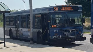 Ride on CTtransit 729 on Route 511 [upl. by Dredi]