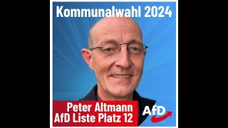 Peter Altmann AfD Kandidat [upl. by Fredette]