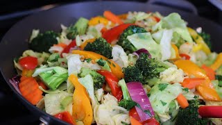 Simple Vegetable Stir Fry You Will Love [upl. by Sinegold]