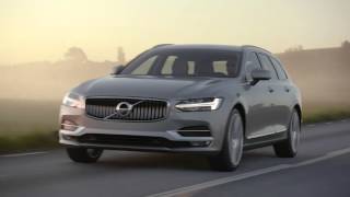 New Volvo V90 running footage [upl. by Aisylla]