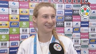 Interview Martyna TRAJDOS GER winner Tokyo Judo GS 15 [upl. by Rama146]