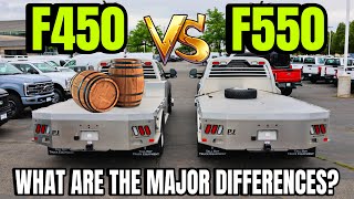 2024 Ford F450 VS F550 Cab amp Chassis Differences Is The 550 Worth The Extra Cost [upl. by Lotz]