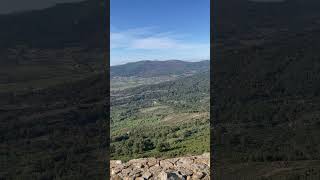 Castelo Marvão Portugal The morning of the chestnut festival overlooking Spain portugal travel [upl. by Ancel]