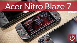 Acer Nitro Blaze 7 VS Steam Deck amp ROG Ally X [upl. by Naitsihc]