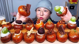 개성주악 첫 경험🍅 연리희재 개성주악 전통한과 디저트 먹방 Dessert Mukbang [upl. by Petula618]