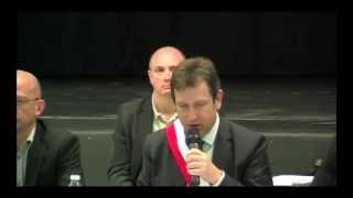 Discours dinvestiture de Thierry Lagneau Maire de Sorgues le 30 mars 2014 [upl. by Lundberg]