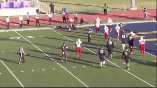 Malakoff’s Peace throws 2 TDs in Texas AampMCommerce loss to Lamar [upl. by Tamas438]