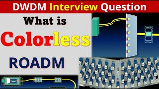 Colorless ROADM in CDC DWDM DWDM OTN Optical Fiber Telecom Engineer Interview [upl. by Eatnwahs]