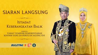 PENUH Keberangkatan Balik YDP Agong XVI  30 Januari 2024 [upl. by Stanfill]