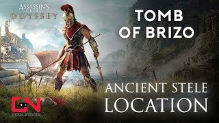 Assassins Creed Odyssey  Tomb of Brizo  Ancient Stele Location [upl. by Ardnazxela]