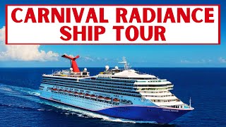 Carnival Radiance 2023 Deck Tour  Cruise Ship Walkthrough [upl. by Diella]