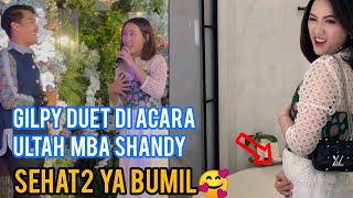 ALHAMDULILLAH HAPPY ASMARA HAMIL GILPY DUET DI ACARA ULTAH amp MITONI MBA SHANDY PURNAMASARI [upl. by Mccormick]