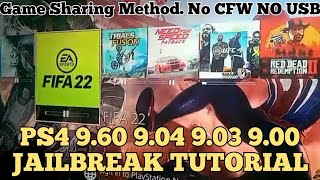 PS4 Jailbreak 960 904 903 900  Full Tutorial  NO USB NO PC  Game Sharing Method  March 2022 [upl. by Chak]