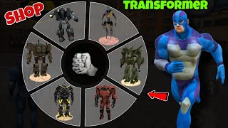 Rope Hero Free Transfromer Shop In Casino  Rope Hero Vice Town  All Transformer  Black Spider 20 [upl. by Struve]