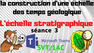 la construction dune échelle des temps géologiques Léchelle stratigraphique [upl. by Akamaozu406]