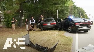 Live PD Bank Robbers Car Chase Season 3  AampE [upl. by Ytram]