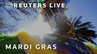 LIVE King of Carnival leads Rex parade during Mardi Gras [upl. by Weinhardt]