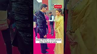 Actor Ishaan Khatter arrives at the 55th International Film Festival of India [upl. by Pradeep93]