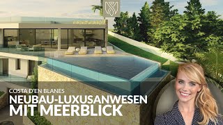 MALLORCA Costa den Blanes  Exklusive Neubau LUXUSVILLA mit Meerblick [upl. by Ailat192]