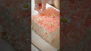 Grapefruit cake recipe ASMR part 2 youtubeshorts shorts beach food beachcake newyoutuber [upl. by Frohne]