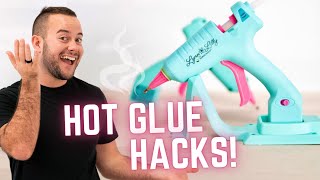 10 BEST HOT GLUE GUN HACKS You’ll Use Daily [upl. by Arehc]