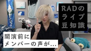 RADWIMPSのライブに行く時、知らないと損する豆知識 [upl. by Jasmin677]