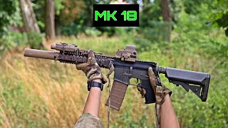 Airsoft MK18 AEG Gameplay [upl. by Nelluc]