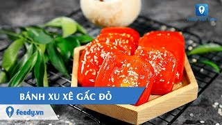 Hướng dẫn cách làm món BÁNH XU XÊ GẤC ĐỎ  Feedy TV [upl. by Annawat]