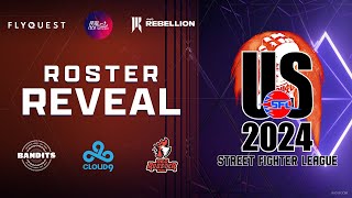 Street Fighter League ProUS 2024  FULL Roster Reveal [upl. by Aes]